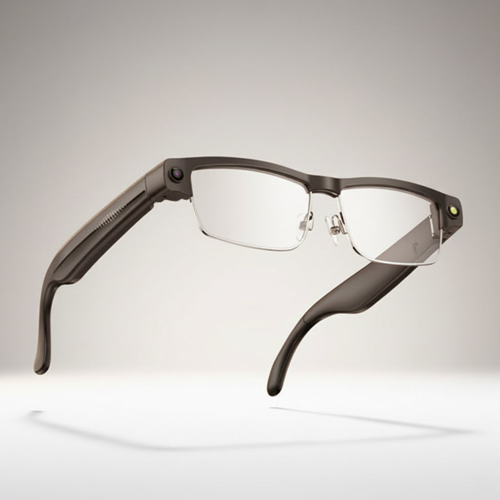 Luxar Vision Elite™ – Lunettes IA Connectées avec Caméra 8 MP
